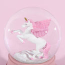 Unicorn Snow Globe for Girls, 100MM Pink Glitter Glass Snow Globes for Kids Women Adults Home Decor Birthday Gift
