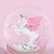 Unicorn Snow Globe for Girls, 100MM Pink Glitter Glass Snow Globes for Kids Women Adults Home Decor Birthday Gift