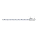 FINEROCK 4 Carat Diamond Tennis Bracelet in 14K Gold or in Platinum (7 Inch) (I1-I2 Clarity), 7 inch, Metal Stone, white diamond