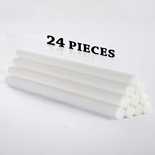 24 Pieces Humidifier Sticks Filter Replacement Wick Humidifiers Filter Sticks Humidifiers Refill Sticks for Cool Mist Humidifiers Portable Diffuser USB Mini Humidifier （5.35 Inches）