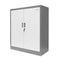 109cm Steel Filing Cabinet Lockable File Storage Cupboard Locker Office Home Stationary Dark Grey & White 109cm