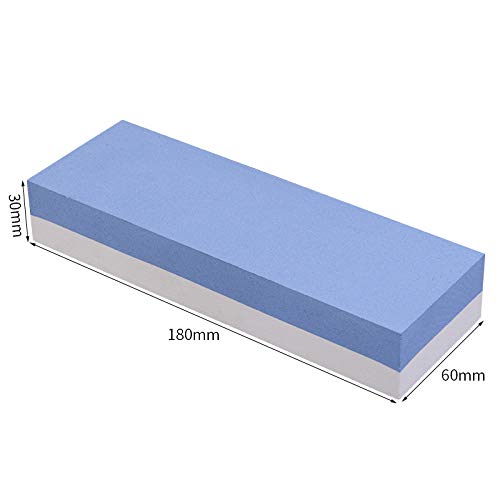 Knife Sharpener, Professional Whetstone, 1000/6000 Double-Sided Sharpening Stone, Whetstone Knife Sharpener, Non-Slip Soft Rubber and Bamboo Base, Correction Stone Set