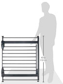 Dreambaby Boston Security Gate with 2x7cm Extensions Combo, Black