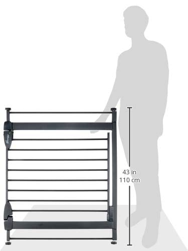 Dreambaby Boston Security Gate with 2x7cm Extensions Combo, Black