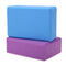 H&S Unisex's YOGABLOCK Yoga Block, Blue/Purple, 23×15× 8cm