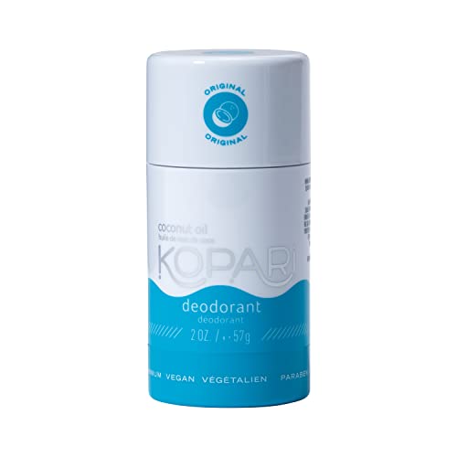 Kopari Aluminum Free Deodorant with Organic Coconut Oil | Original | Vegan, Gluten Free, Cruelty Free, Non-Toxic, Paraben Free, Deodorant for Men & Women, Odor Protection, Naturally Derived Plant Based Ingredients | 2.0 oz
