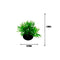 Small Artificial Aquatic Plants ，Plastic Aquariums Plants Decorations,Used for Household and Office Aquarium Simulation Plastic Hydroponic Plants（9 Pack）