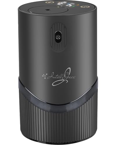 IntelliSpace Electric USB Essential Oil Portable Waterless Diffuser- Aromatherapy Smart Diffuser Machine for Air Scent. (Black)