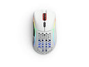 Model D Wireless Minus White Gaming Mouse - White Wireless Gaming Mouse - Wireless Mouse Gaming - Ultralight Mouse - White Ergonomic Mouse - Gaming Mouse Honeycomb - PC Accessories (Matte White Mouse)