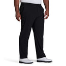 IZOD Men's Big and Tall Golf Swingflex Straight Fit Pant Black