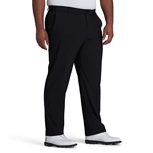 IZOD Men's Big and Tall Golf Swingflex Straight Fit Pant Black