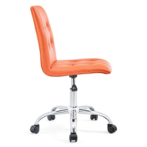 Modway Prim Mid Back Office Chair, Orange