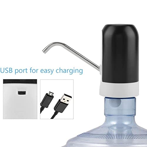 Gominimo Electric Water Dispensers, Portable, USB Charging, Up to 5 Gallon Water, Bottle Pump for Kitchen Home Office Camping