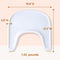 Baby High Chair Tray Compatible with Stokke Tripp Trapp Chair, Tripp Trapp Tray Replacement, Easy to Installa & Clean, BPA-Free Plastic, Suitable for Toddlers Aged 6-36 Months, White Baby Feeding Tray
