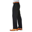 Haggar Men's Cool 18 Flat Front Pant Reg. and Big & Tall Sizes, Black, 44W x 32L