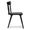 Poly & BARK HAVA Dining Chair,Oak, Black