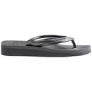 Havaianas Women's Wedges Flip-Flop, Steel Grey Steel Grey, 10 US