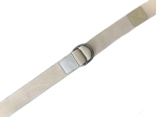 Yoga Strap Cotton- Tiiyar 10 feet/8 feet/6 feet Cotton Yoga Strap Belt for Stretching, Flexibility, Physical Therapy, Fitness (Beige, 240)