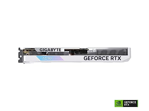 Gigabyte GeForce RTX 4060 AERO OC 8G Graphics Card, 3X WINDFORCE Fans, 8GB 128-bit GDDR6, GV-N4060AERO OC-8GD Video Card