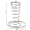 ZEAYEA 8 Pack Ice Cream Cone Holders, Stainless Steel Waffle Cone Holders, Pizza Cone Holders, Food Cone Display Stands for Kitchen Restaurant Party Supplies