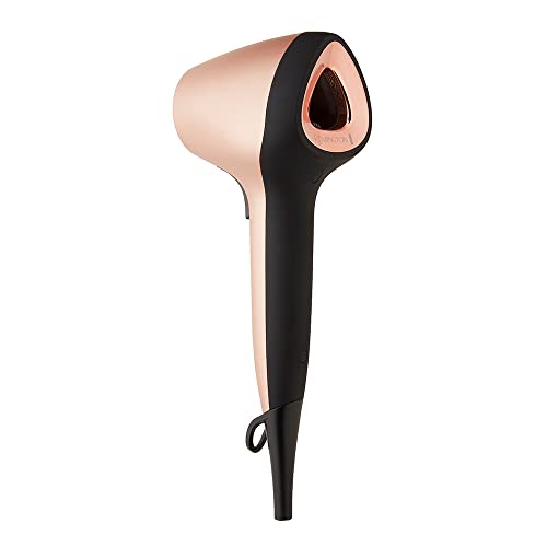 Remington Air3D Plus Hair Dryer, D7779AU, 1800W (AU Plug), Ionic Conditioning For Ultra Smooth Finish, Lightweight, 5 Attachments (Including Diffuser & Curling Concentrator), Black & Rose Gold