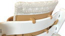 Seat Cushion for Stokke Tripp Trapp High Chair - Laminated Coating for Easy Cleaning (Japanese Stars Beige)