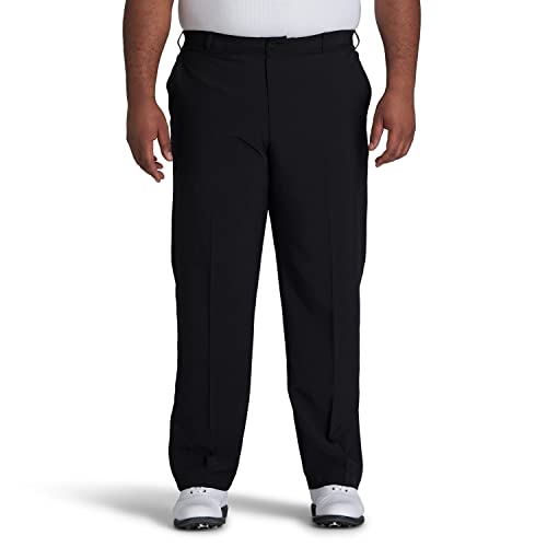 IZOD Men's Big and Tall Golf Swingflex Straight Fit Pant Black