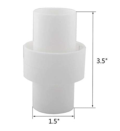 PoolSupplyTown 1.5" Pool Cleaner & Vacuum Hose Connector Adapter Replace Hayward AXV092