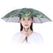 Umbrella Hat, Portable Waterproof Sun Protection Umbrella, UV Protection Sun Rain Umbrella Hat Elastic Outdoor Headwear for Fishing, Golf, Hiking Generic