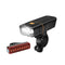 Rechargeable T6 LED Bicycle Bike Lights USB Front Rear Headlight Tail Light Set