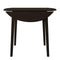 Signature Design by Ashley Hammis Round Dining Room Drop Leaf Table, Dark Brown