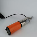 ZHKUO 200W 12V DC Solar Poered Submersible Water Pump 2300L/H 40m/131ft 3 Inch Stainless Steel Deep Well 1 inch Outlet Bore Electric Screw with 7m Cable for Agricultural Irrigation Garden Home Orange