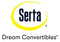 Serta Rane Convertible Sofa Bed, Charcoal