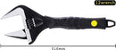 Zeguard Sharp-tec Adjustable Spanner Set, Wide Jaw Opening Adjustable Wrench, Plumbing Tools for Plumbers, 6"+8"+10"+12"