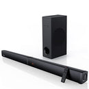 MEREDO 2 in 1 Detachable Sound bar 180W Soundbar for TV 2.1CH Soundbar with Subwoofer, Treble & Bass Adjust (ARC Cable) 5 EQ Modes BT 5.0/Optical/AUX, 12L Deep Bass for Home Theater-94CM