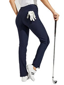 Willit Women's Golf Pants Stretch Casual Pull on Pants Quick Dry Hiking Pants Tummy Control