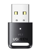 UGREEN Bluetooth Adapter, USB Bluetooth 5.3 Adapter for PC, Wireless Bluetooth Dongle, Plug and Play for Windows 11/10/8.1 Headphone Mouse Keyboard Printer Speaker Game Controllers