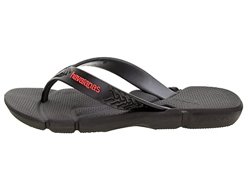 Havaianas Men's Power 2.0 Flip-Flop, Black, 8 US