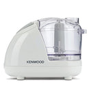 Kenwood Mini Chopper, 0.35 Litre Dishwasher Safe Bowl, 2 Speeds, Rubber Feet for Food Chopper Stability, 300 W, CH180B, White
