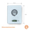 MasterChef Digital Kitchen Scale for Food Ounces and Grams, Portable Food Scale with LCD Display for Baking & Cooking, Made with Tempered Glass, Weighing Precision of 0.1oz, 11lb Weight Capacity