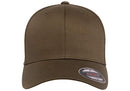 Flexfit Men's Wooly Combed Twill Fitted Baseball Cap, Olive, Large-X-Large