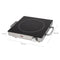 ProfiCook PC-EKP 1210 Single Cooking Plate, Infrared Hob, Electric Hob Made of Glass Ceramic, Hotplate for Camping, Kitchen, Office, Outdoor, Single, for All Types of Pots, 2000 Watt, Stainless Steel