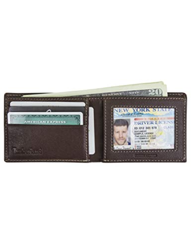 Timberland Men's Blix Slimfold Wallet, Brown, One Size