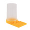 Mikimiqi 2 Pack Beehive Beekeeping Water Dispenser Bee Drinking Beekeeping Equipment Honey Beehive Entrance Feeder Nest Beekeeper Tools (White and Yellow)