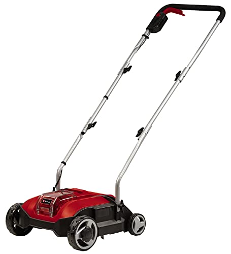 Einhell Power X-Change 18V Cordless Lawn Scarifier - Brushless Motor, 28cm Raking Width, 3 Working Depths, for Lawns and Gardens - GC-SC 18/28 Li Solo Lawn Rake (Battery Not Included)