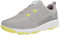 Skechers Men's Torque Twist Waterproof Golf Shoe, Gray/Yellow, 9 US