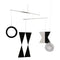 Colaxi Montessori Mobile Toy Black and White Mobile Toy Hanging Gift for Newborn Baby Activity Toys - Finished