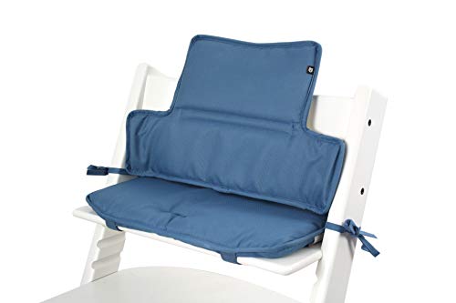 Tinydo® High Chair Seat Cushion Dark Blue - Optimal Accessory for Stokke Tripp Trapp - Seat Reducer Cushion with XXL Cushioning Without Slipping (Dark Blue)