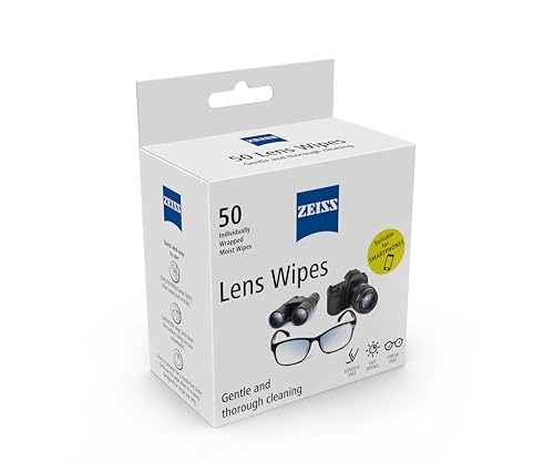 ZEISS Lens Wipes, 50 count, Pack of 50