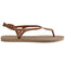 Havaianas Women's Luna Sandal Flip Flop, Rose Gold Rose Gold, 1/2 UK